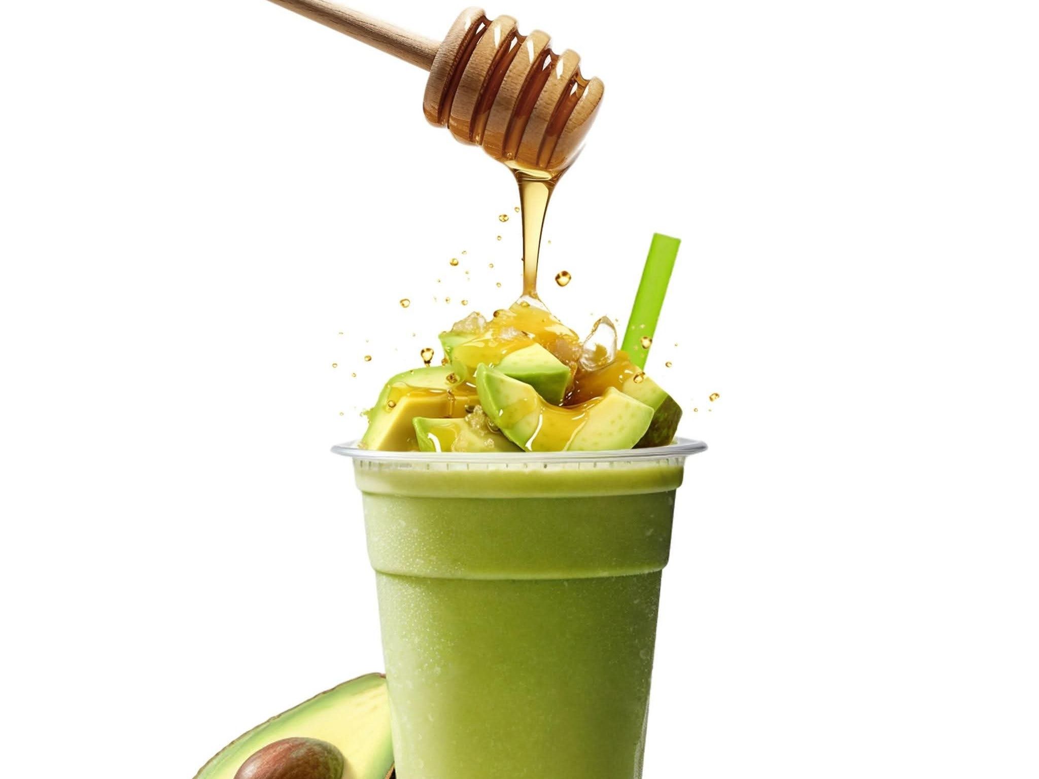 Avocado with honey