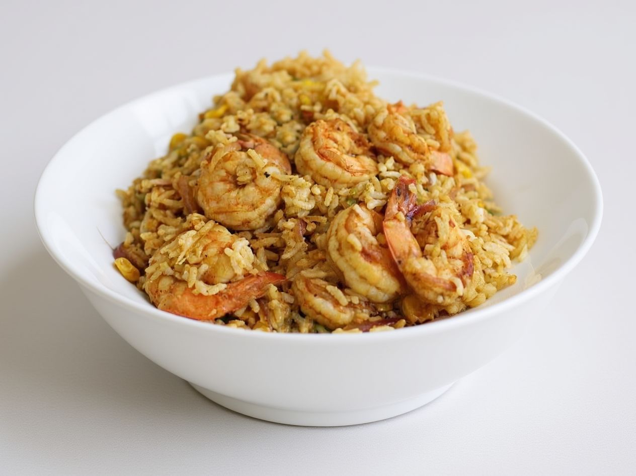 Shrimp Fattah Dish