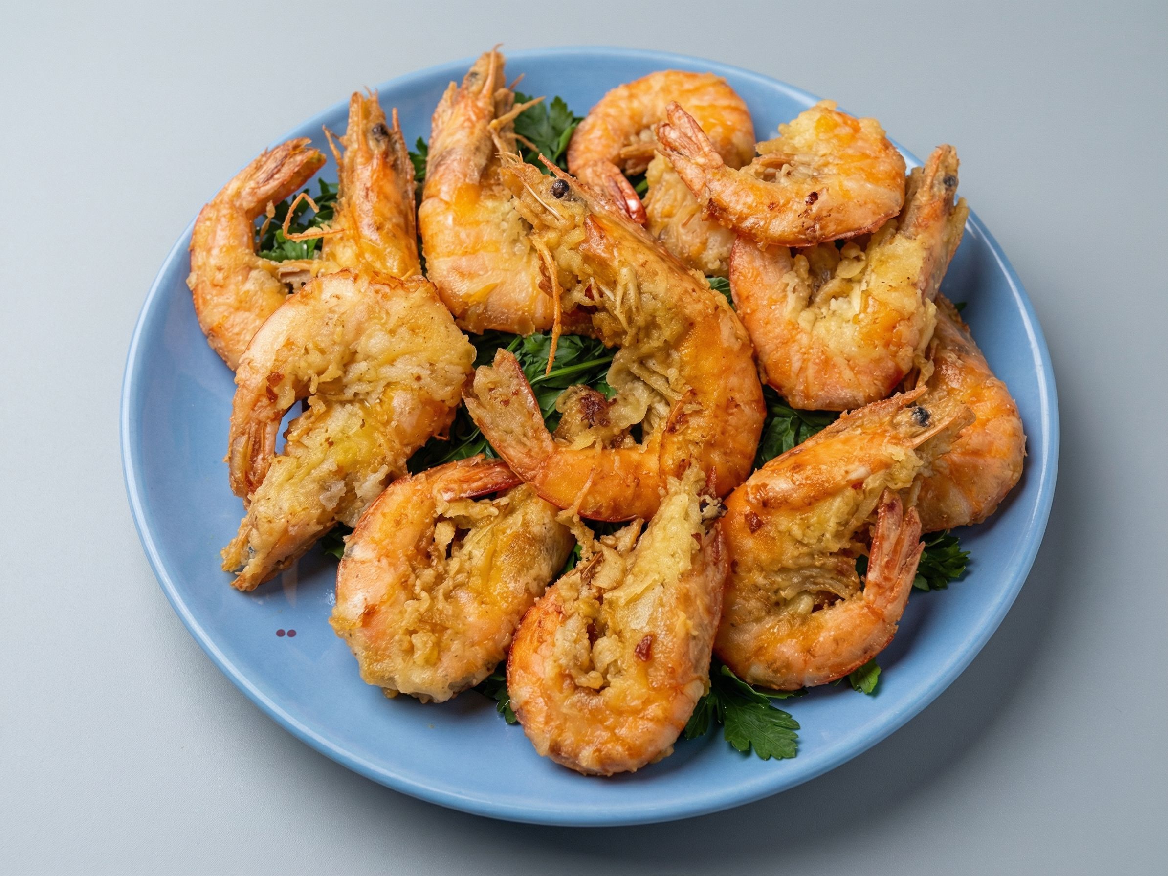 Large Fried Shrimp With Peel