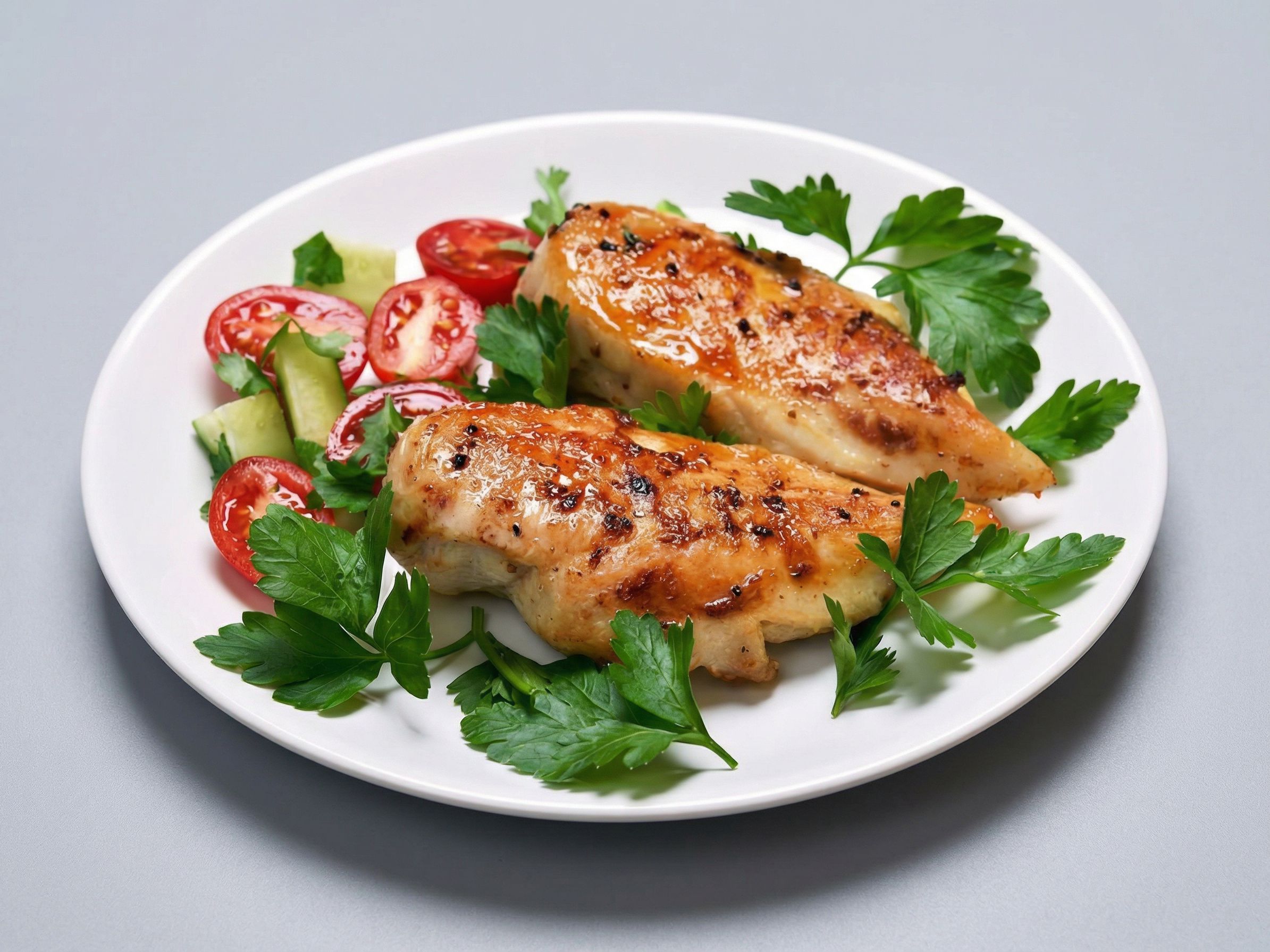 Grilled Chicken Steak Meal