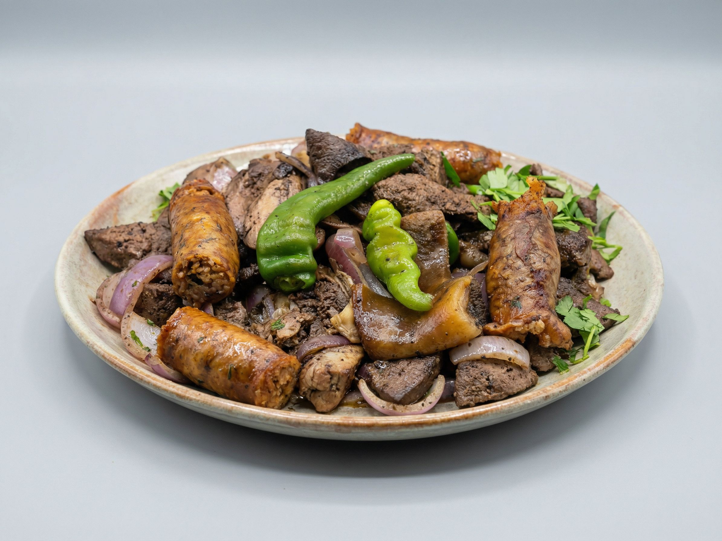 Liver And Mokh Sandwich