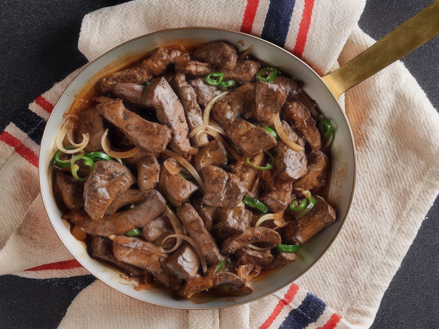 Liver Fajita Meal