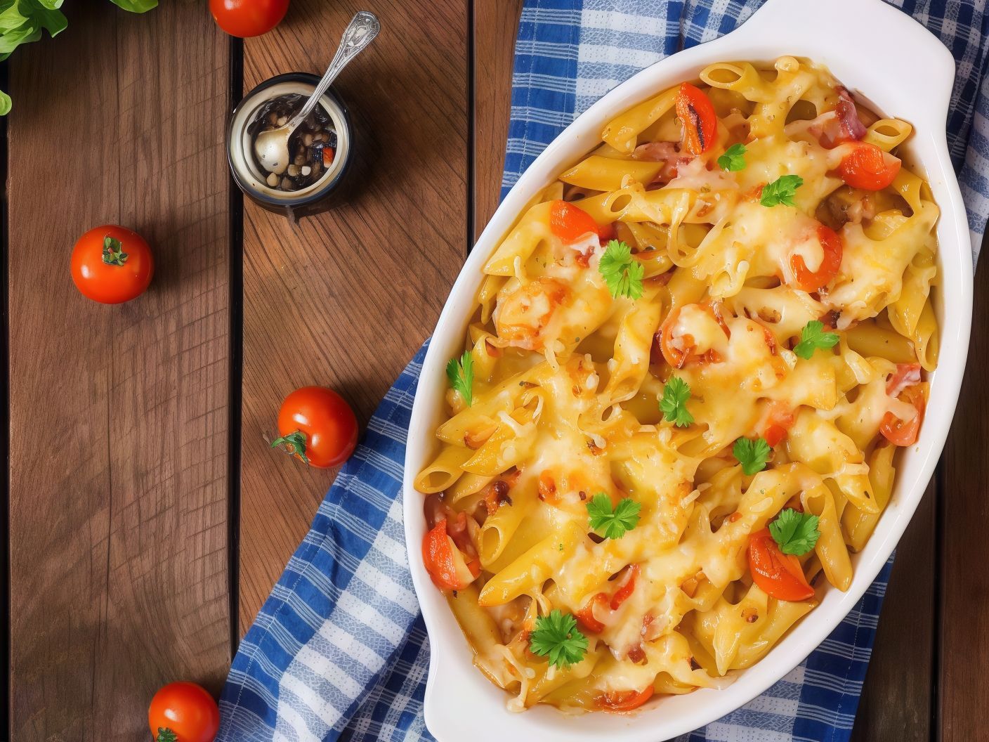 Liver Pasta With Mozzarella