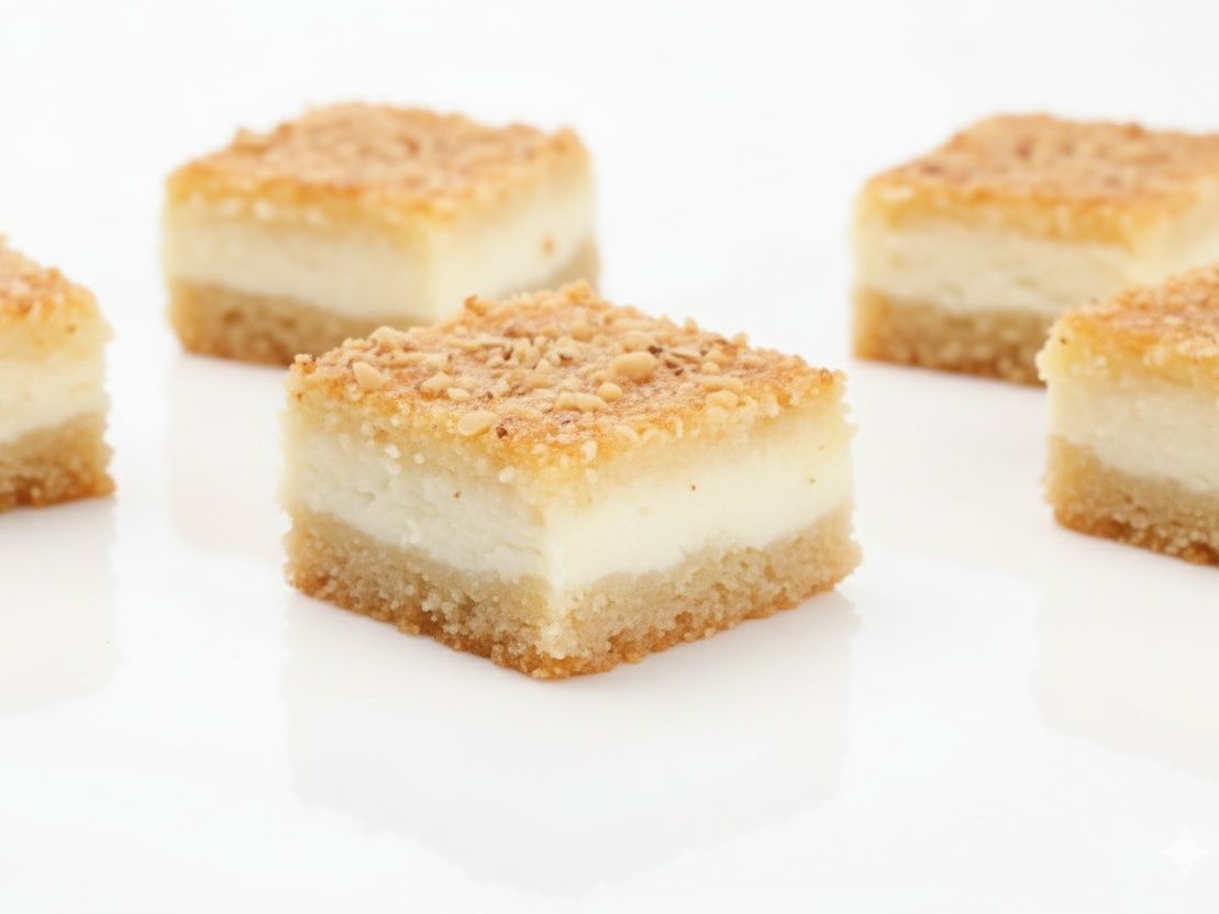 Basbousa With Qeshta