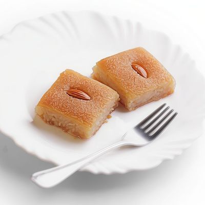 Basbousa With Almonds