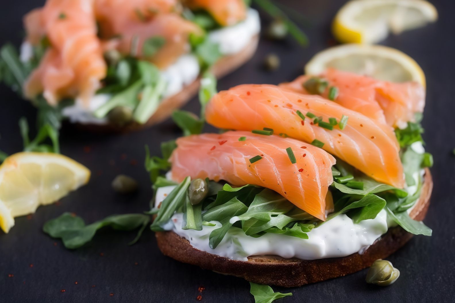Smoked Salmon Sandwich