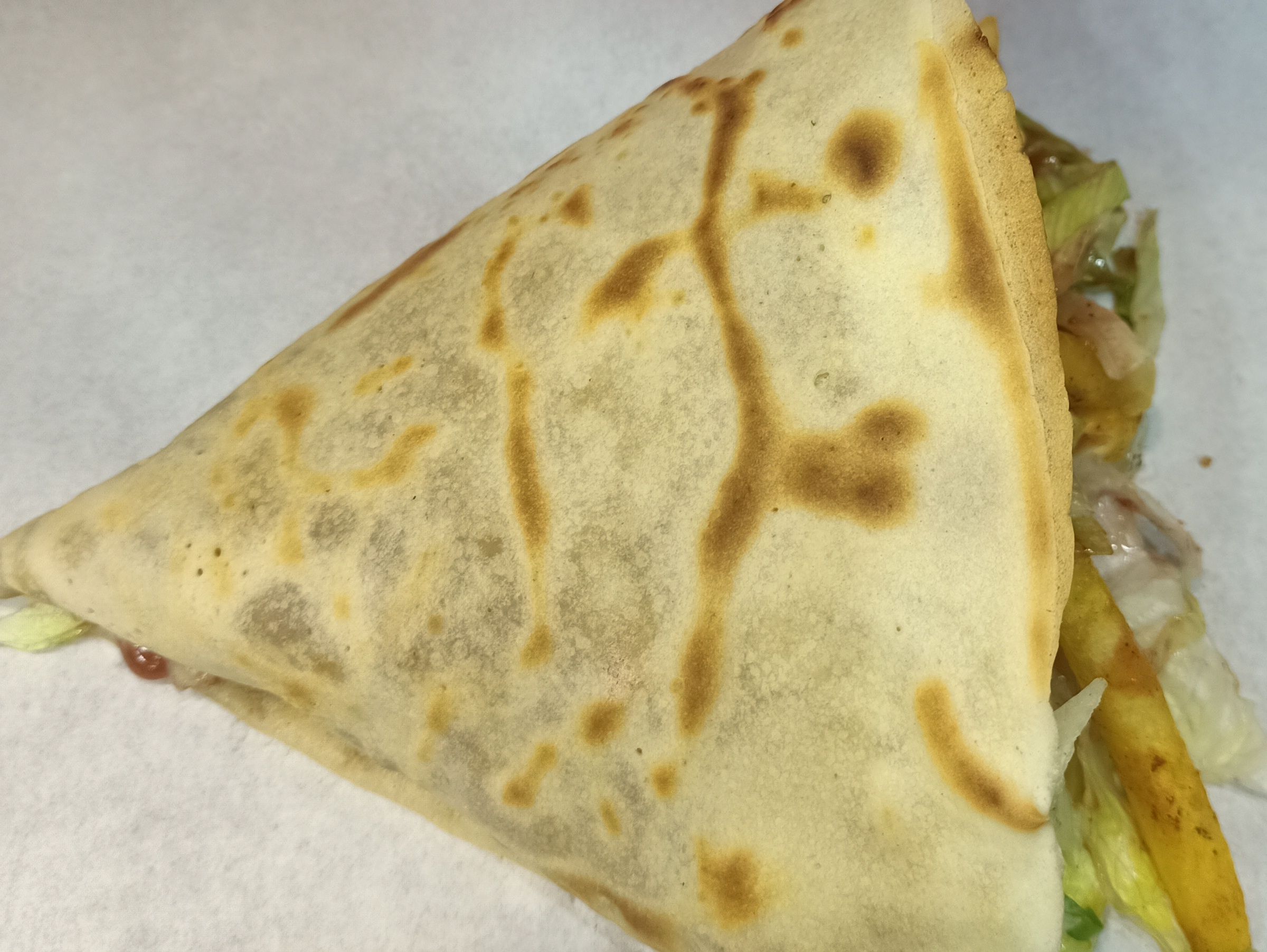 Vegetable And Mushroom Fasting Vegan Crepe