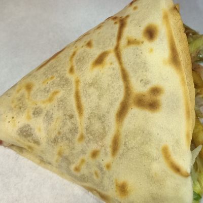 Vegetable And Mushroom Fasting Vegan Crepe