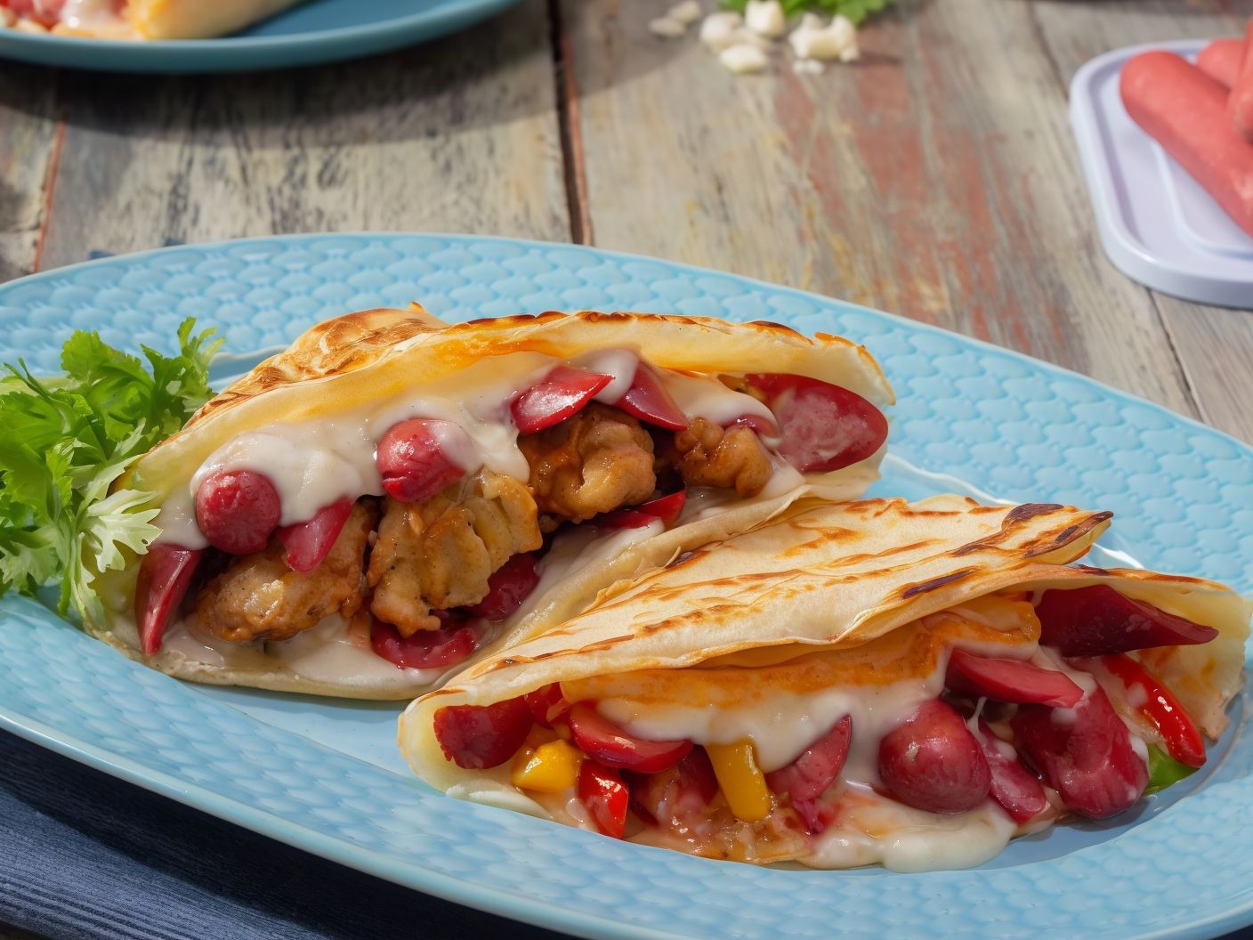 Hot Dog Crepe