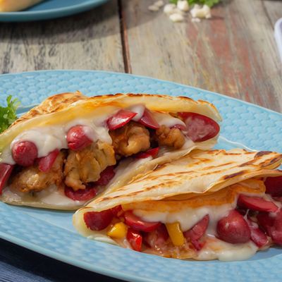 Hot Dog Crepe