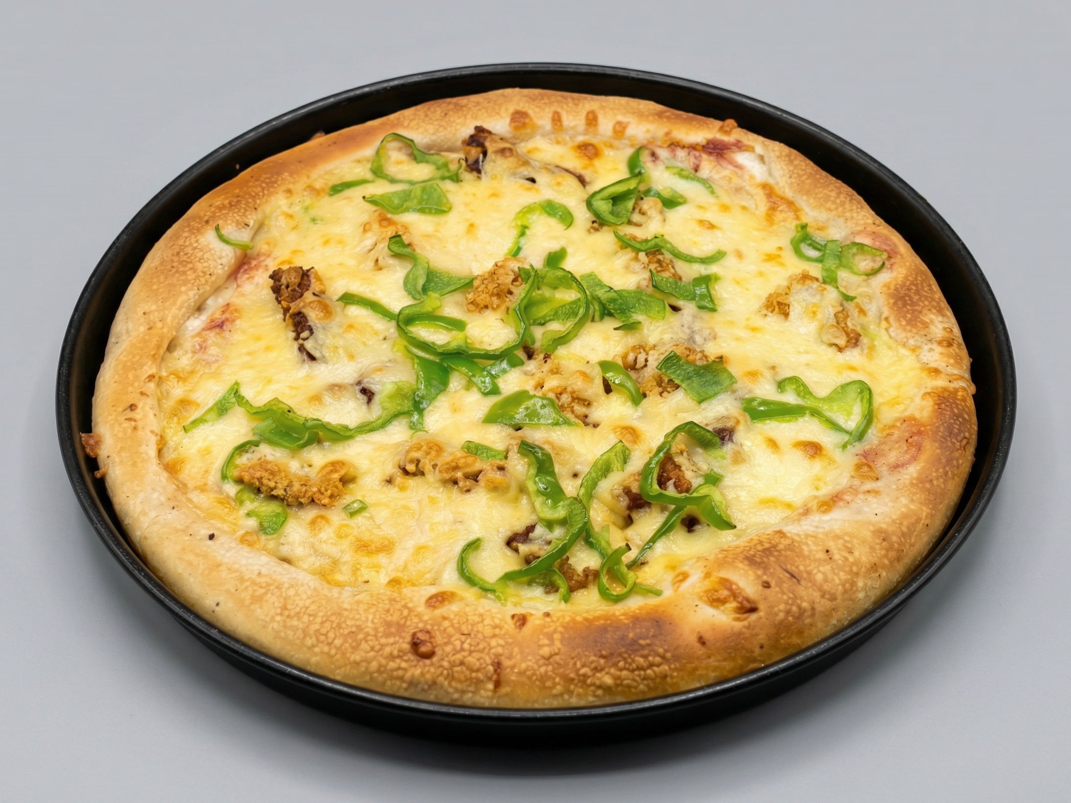 Fasting Vegan Breaded Pane Pizza
