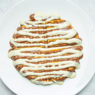 Nutella and White Chocolate Waffle