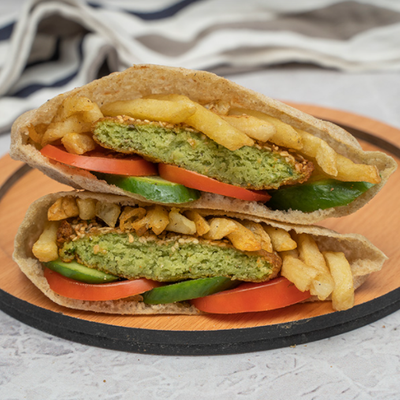 Taamia With French Fries Sandwich