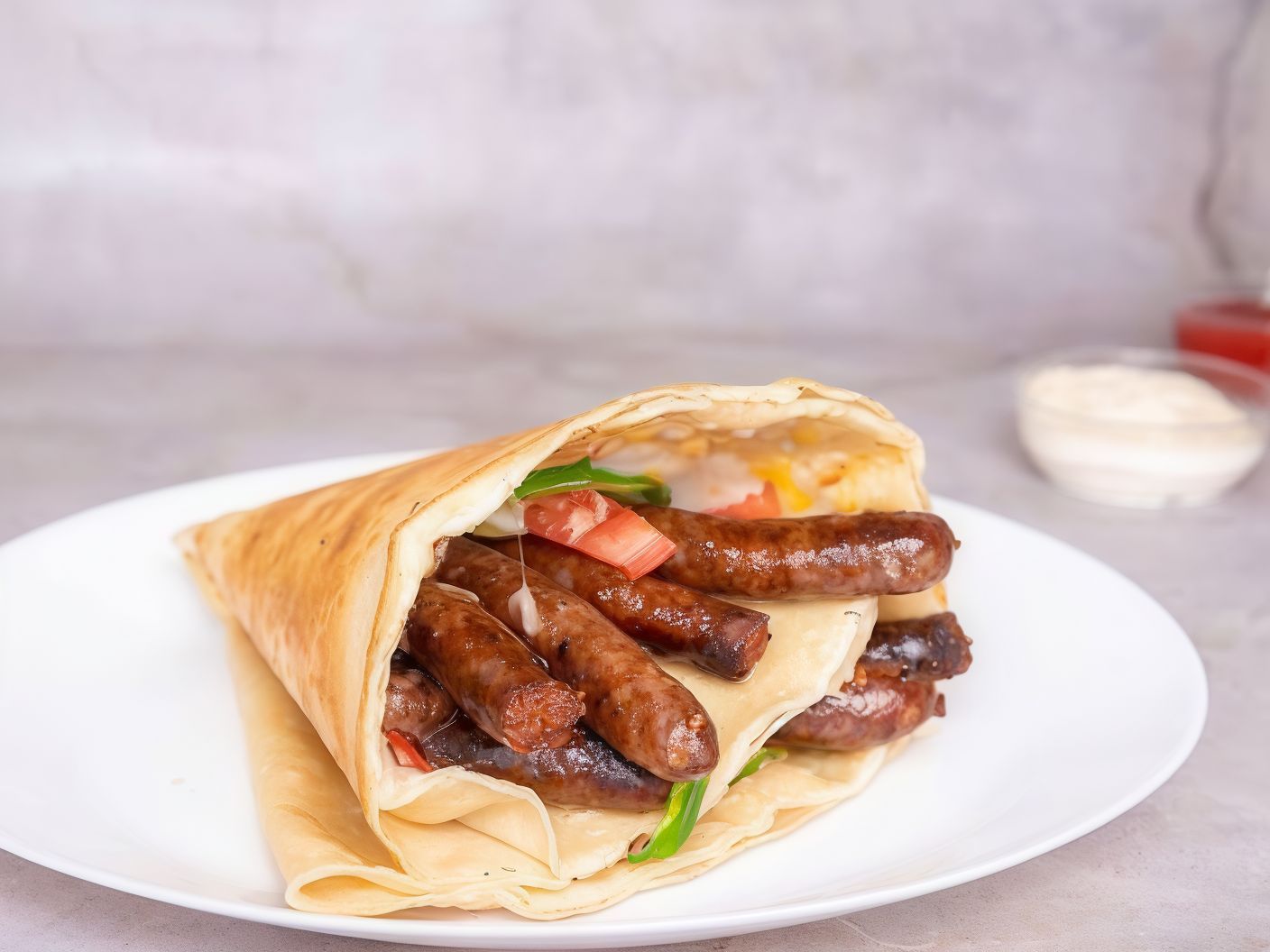Sausage Crepe