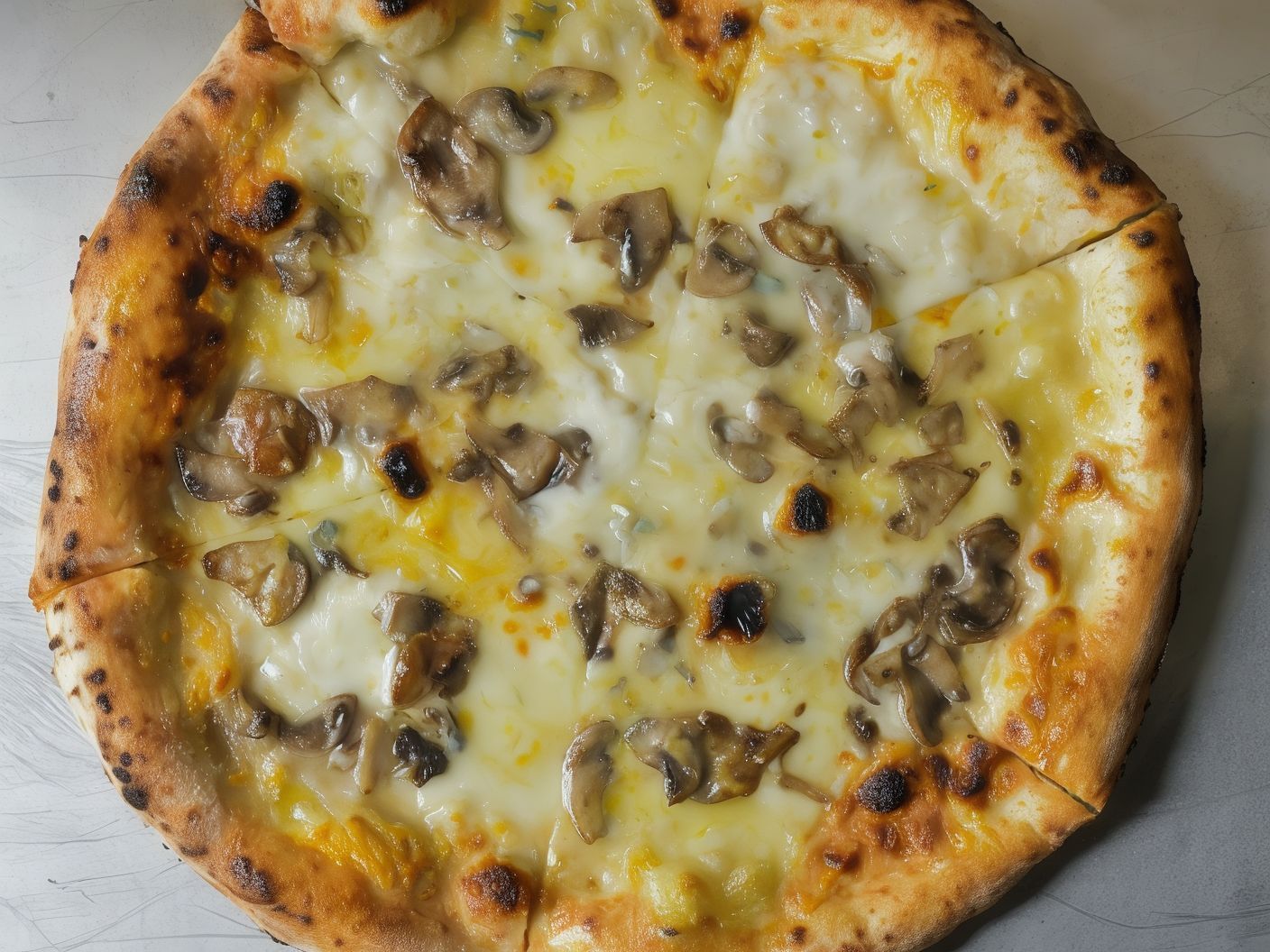 Pizza Funghi E Salsiccia - Large 30 Cm