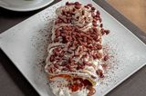 Stuffed chimney Lazy cat creme