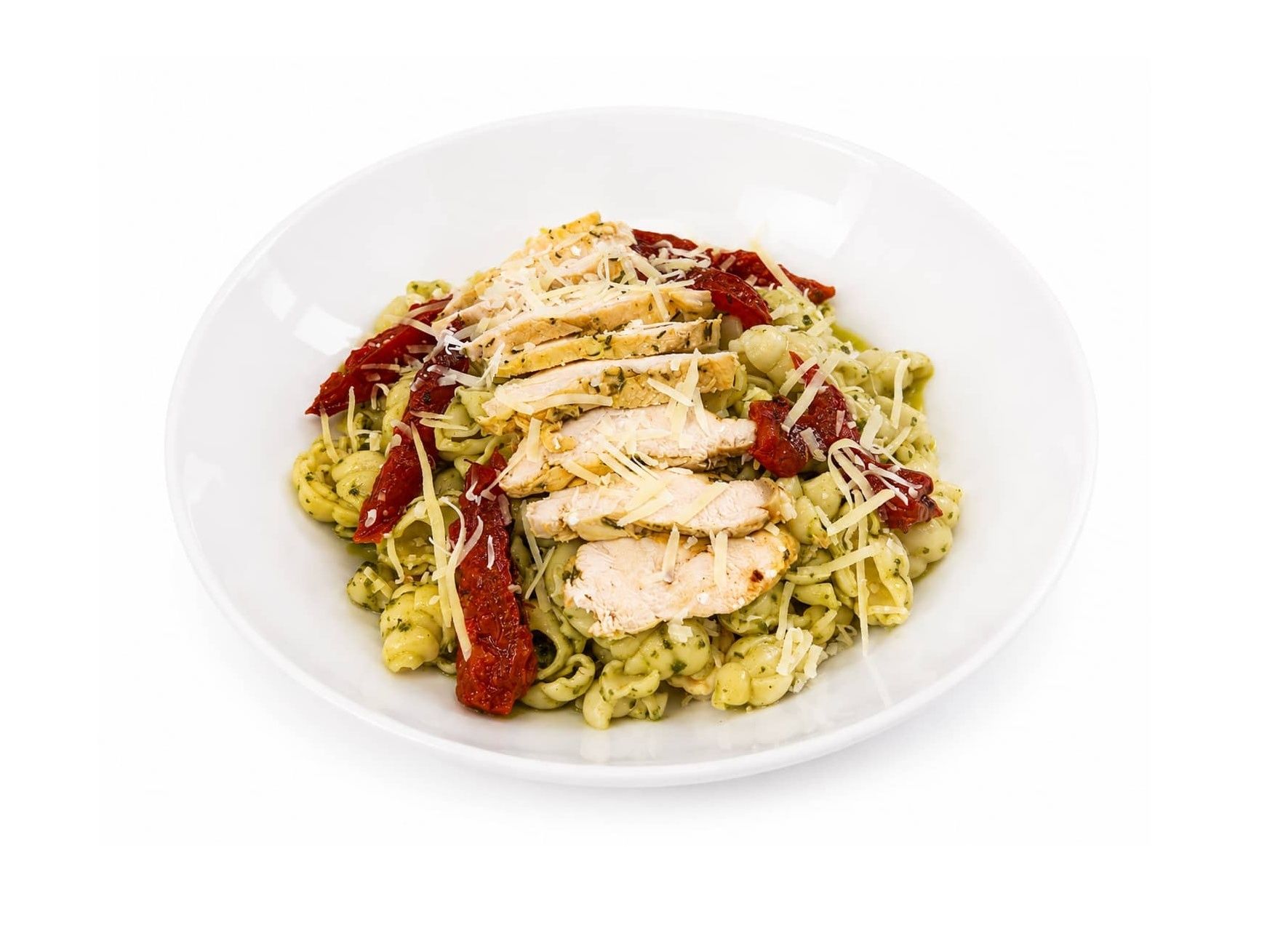 Pesto Chicken Pasta Salad