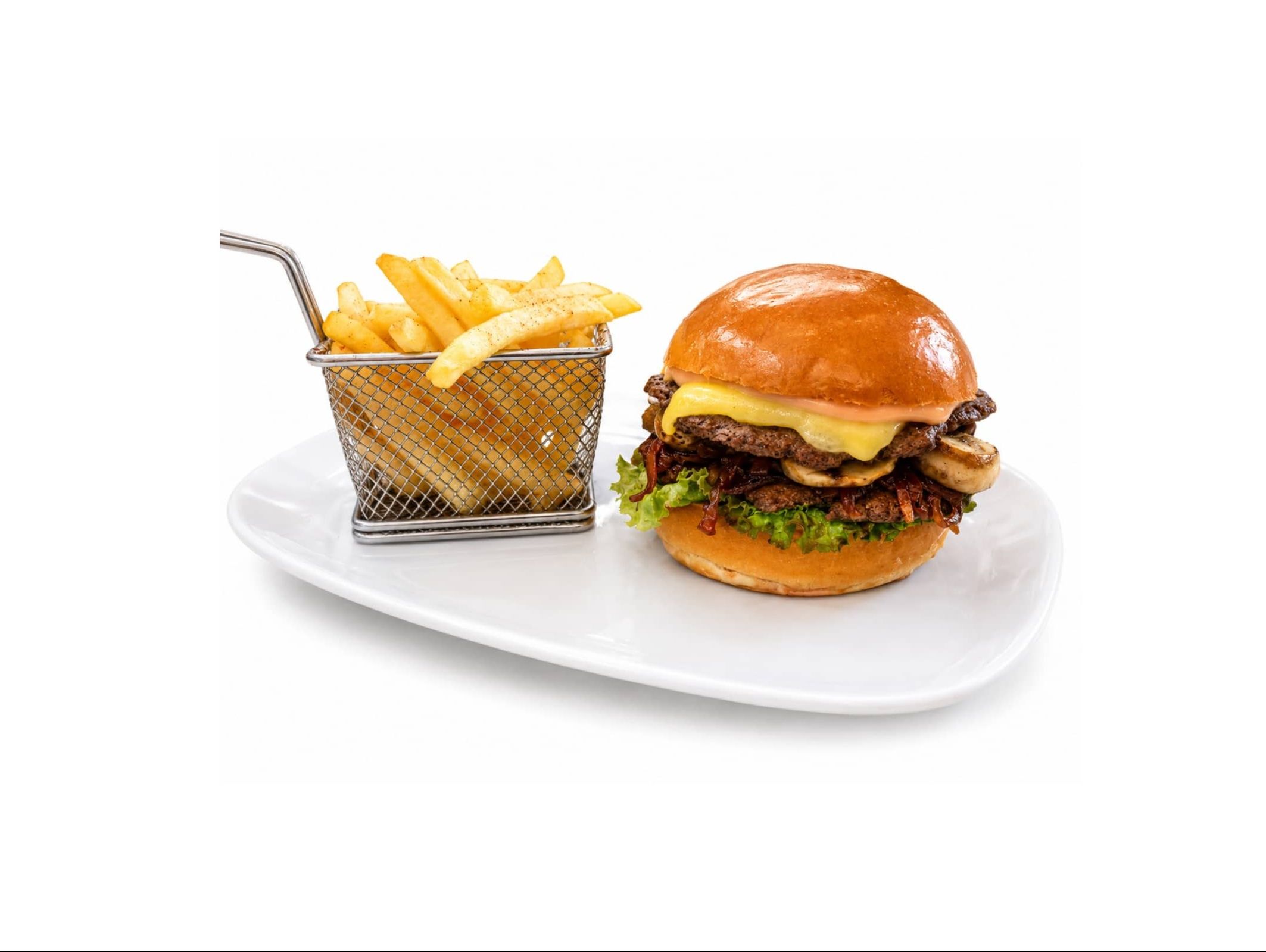 Smash Mushroom Burger