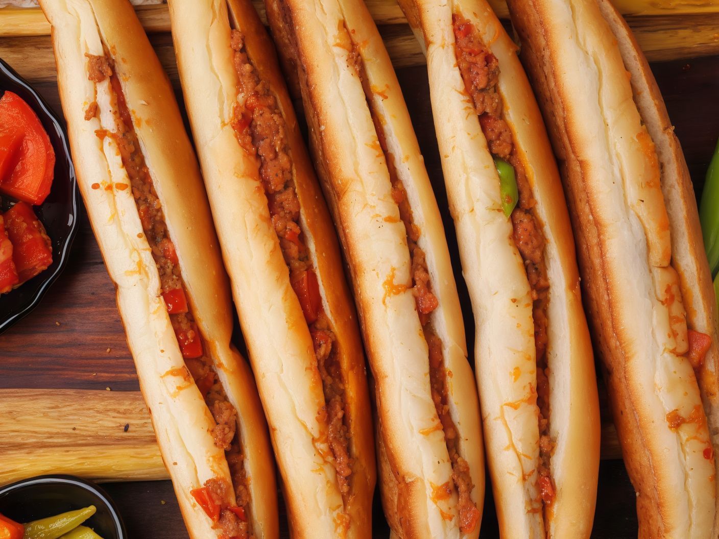 Alexandrian Minced Sausage Sandwich