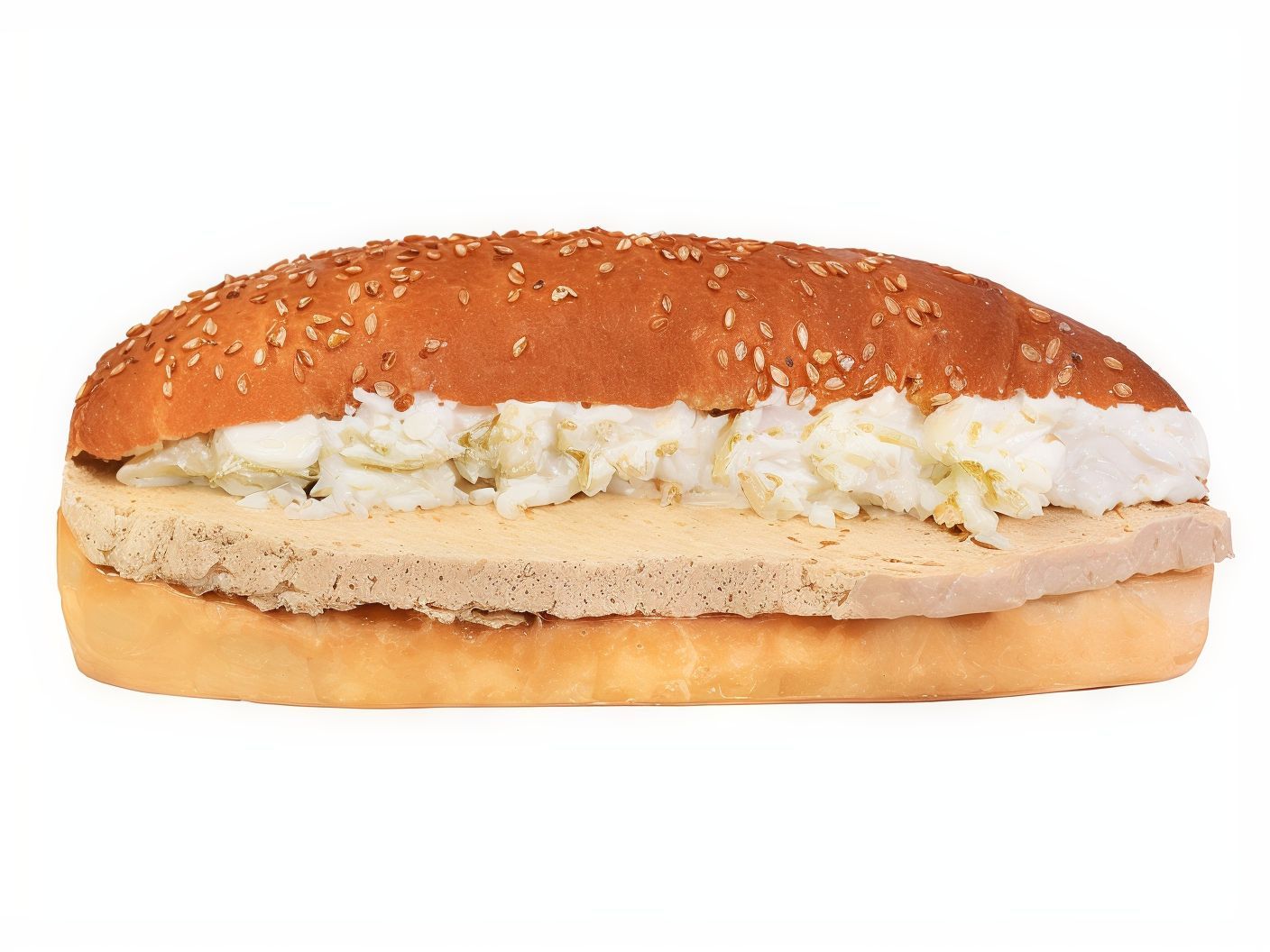 Halawa With Qeshta And Honey Sandwich
