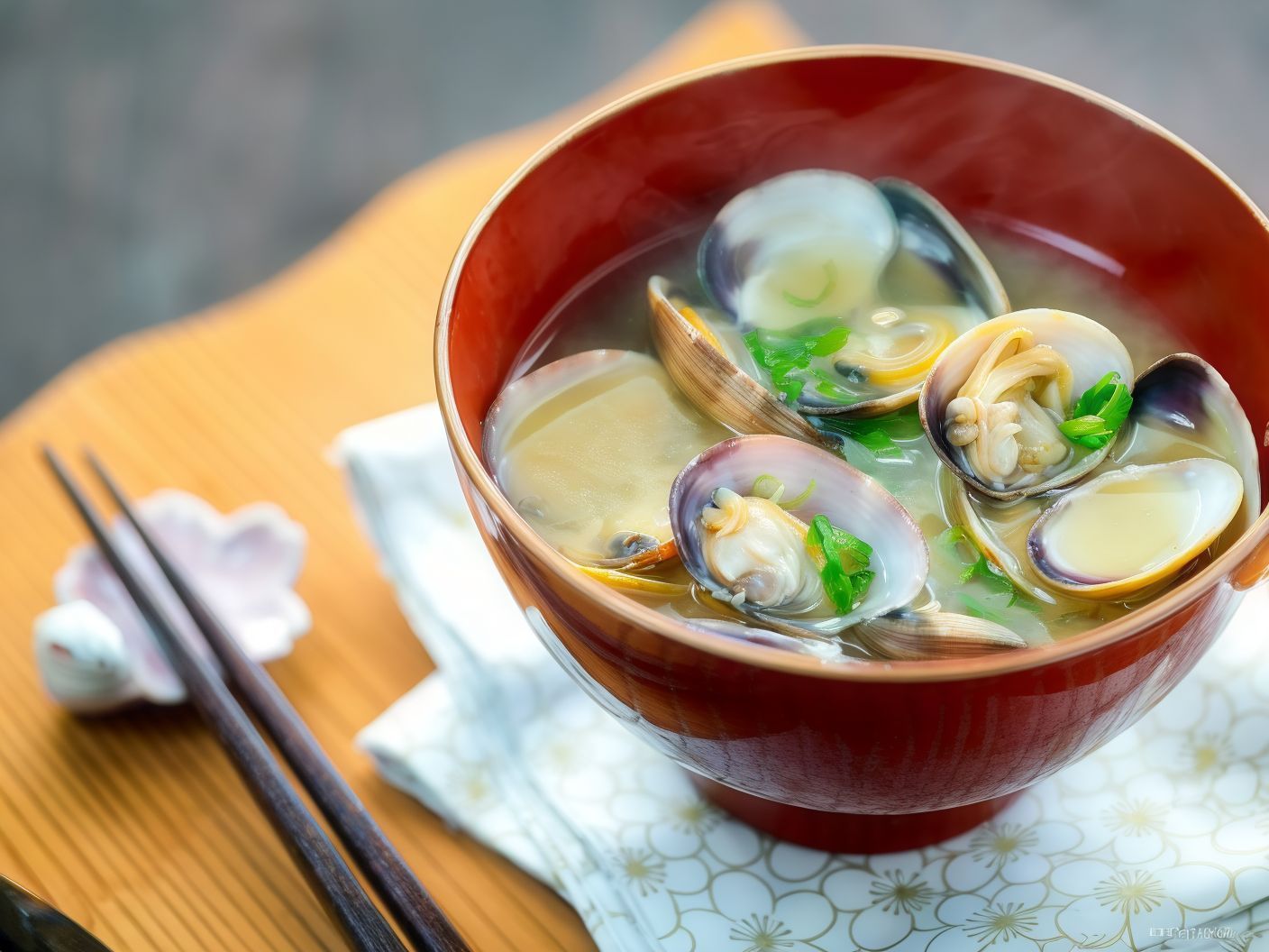 clams soup