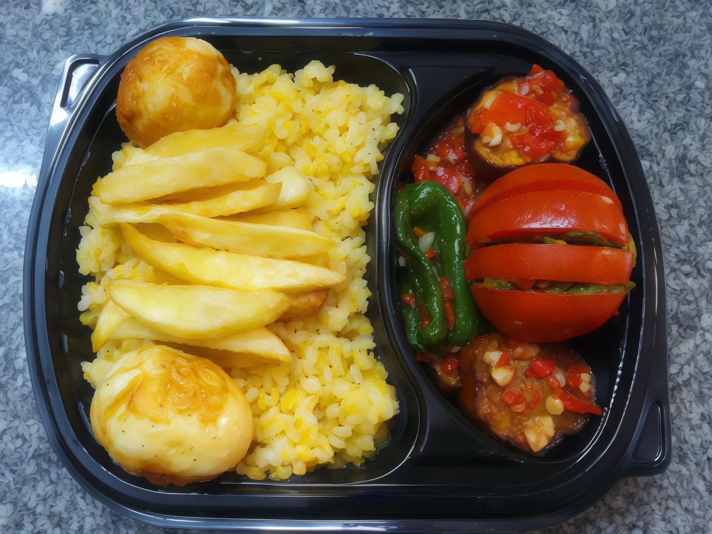 Yellow Koshary Meal