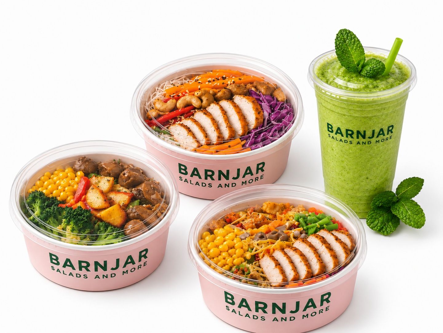 Fresh Meal Deal (Salad with Smoothie)