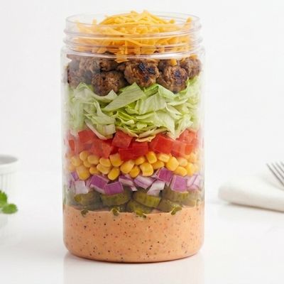 The Beef Tasty Salad Jar