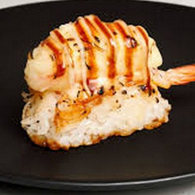 Shrimp Cheddar Nigiri Sushi