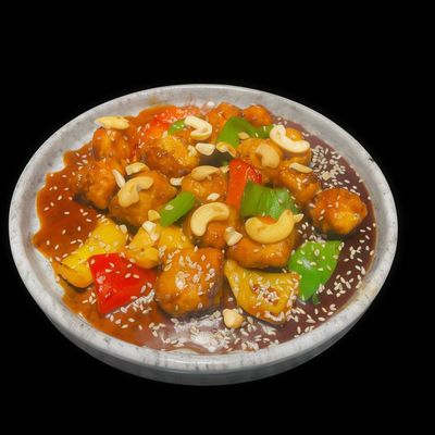 Salmon Cashew Teriyaki