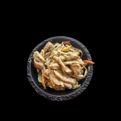 Truffle Chicken Udon Noodles