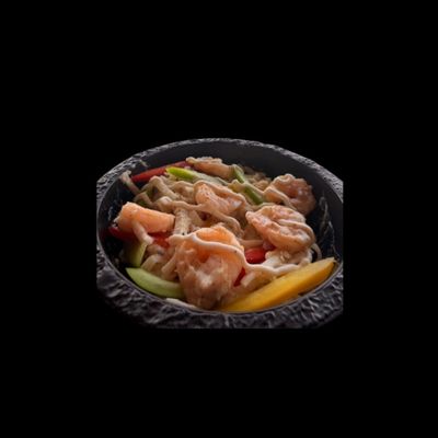 Truffle Shrimp Udon Noodles