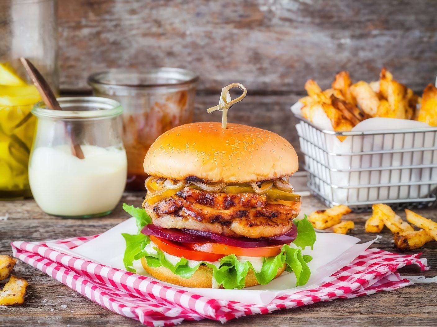 Chicken Burger Meal