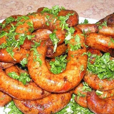 Stuffed rice intestines
