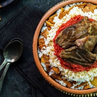 Alexandrian Fatta Tagine with Beef