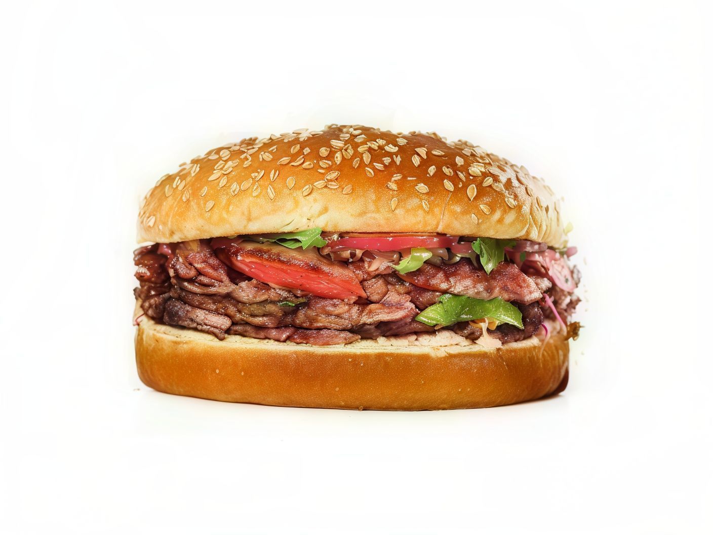 Meat Shawerma Bun Sandwich