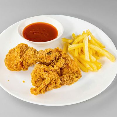 Broasted Quarter Chicken Breast - 3 Pieces