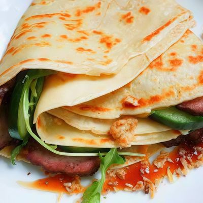 Plain Burger Crepe