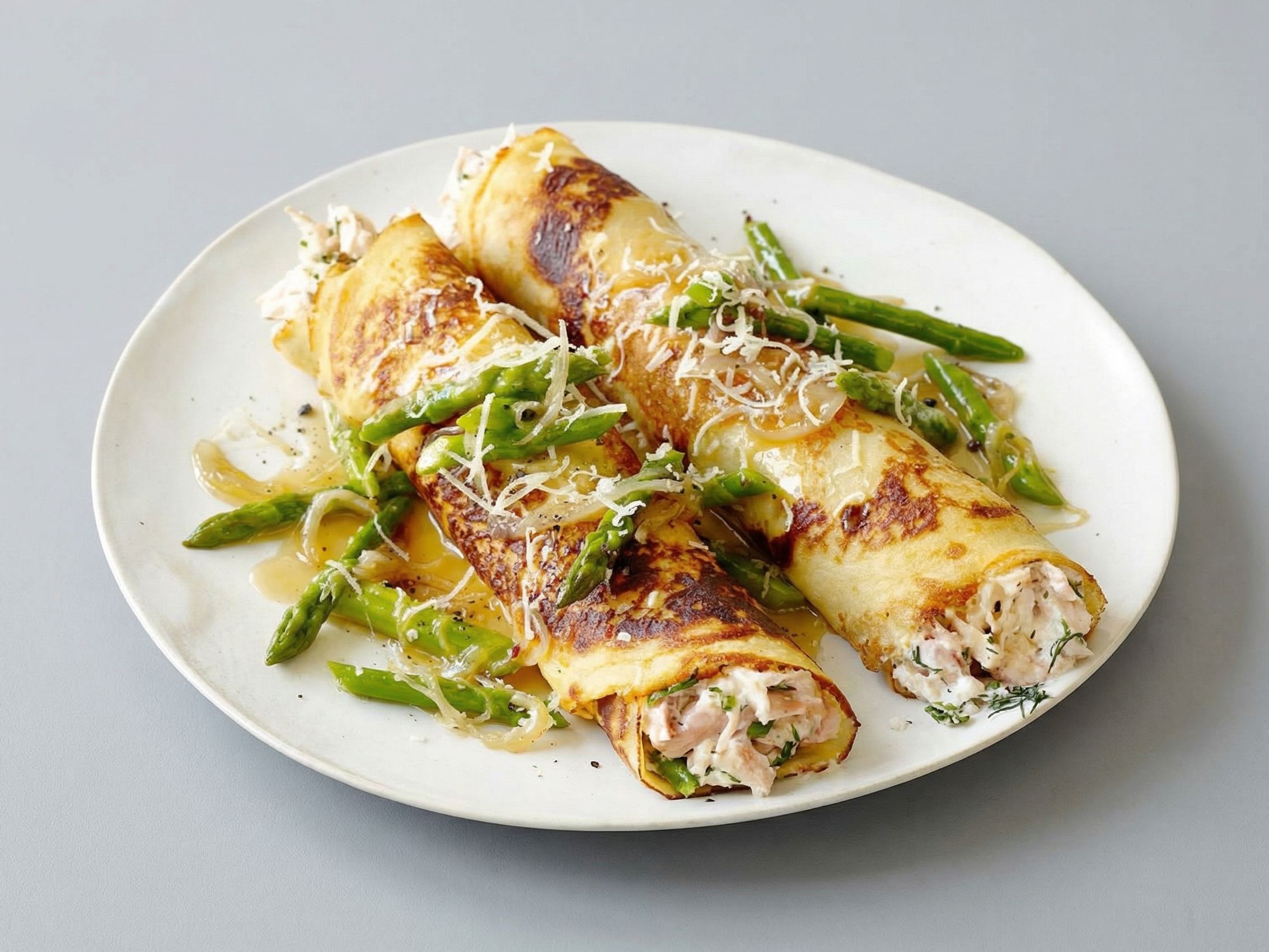 Smoked Chicken Crepe