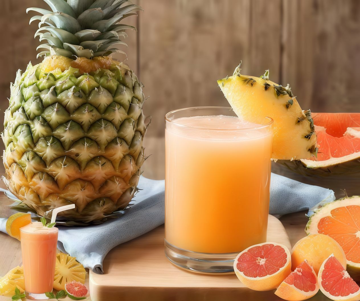 Grapefruit And Pineapple