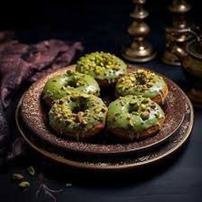 Pistachio Donuts 6 Pieces