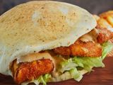 Fried cheese sandwich