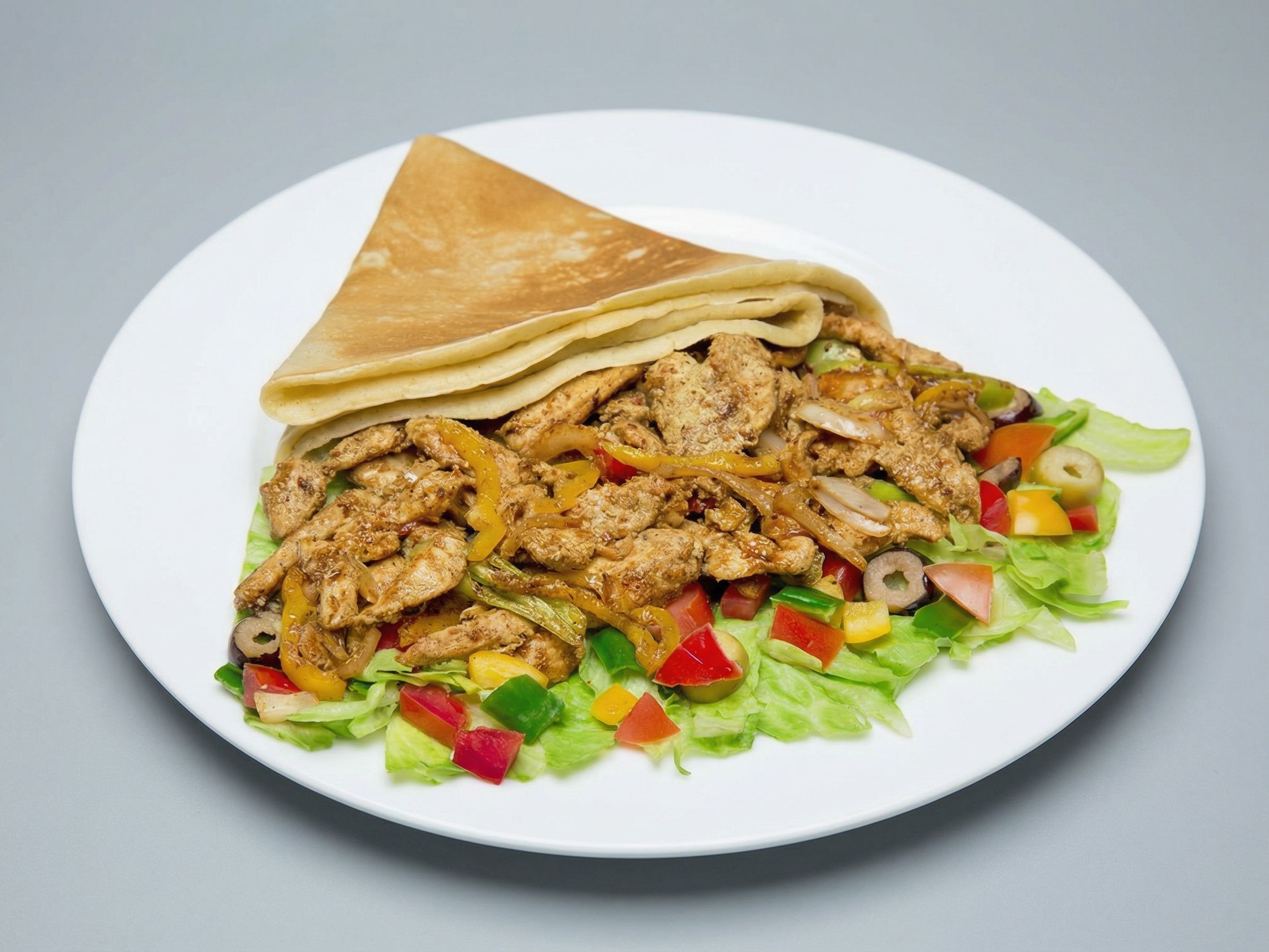 Chicken Shawerma Crepe