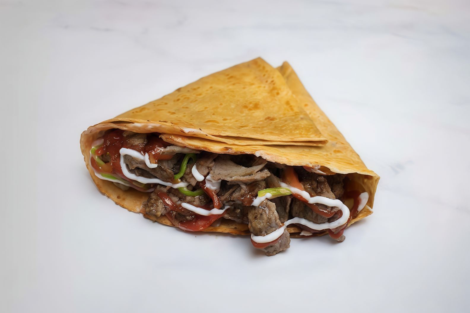 Meat Shawerma Crepe