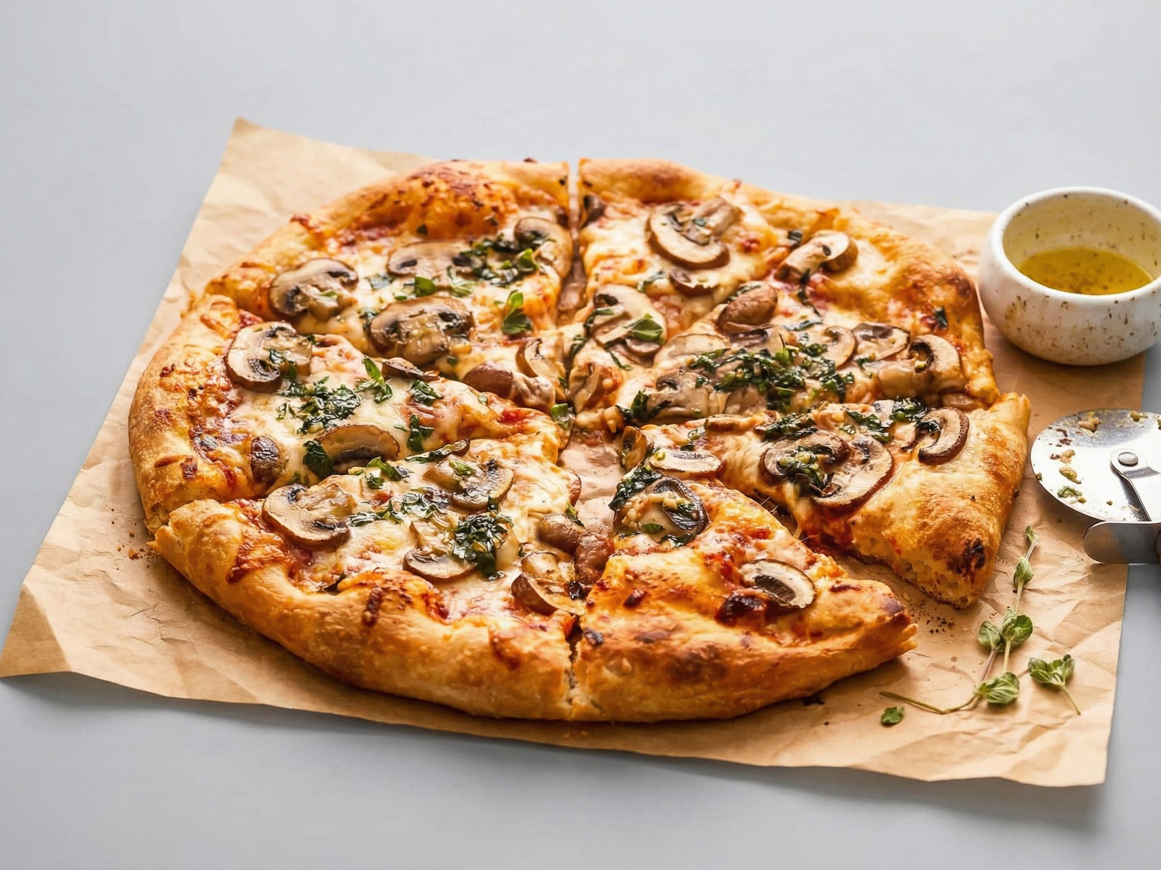 Mushroom Pizza