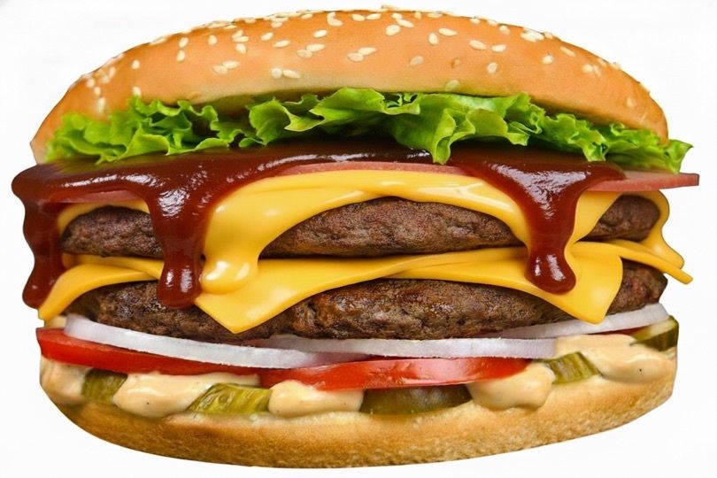 Smoky And Cheese Burger Sandwich