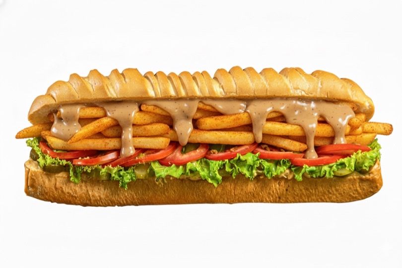 Over Dream Fries Sandwich