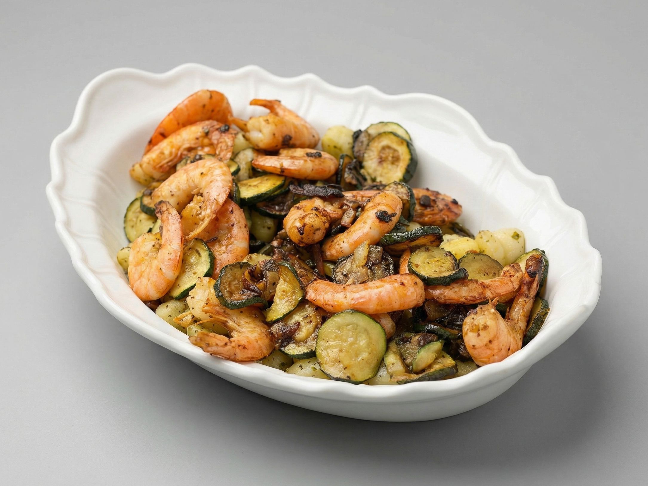 Gnocchi With Shrimps And Zucchini