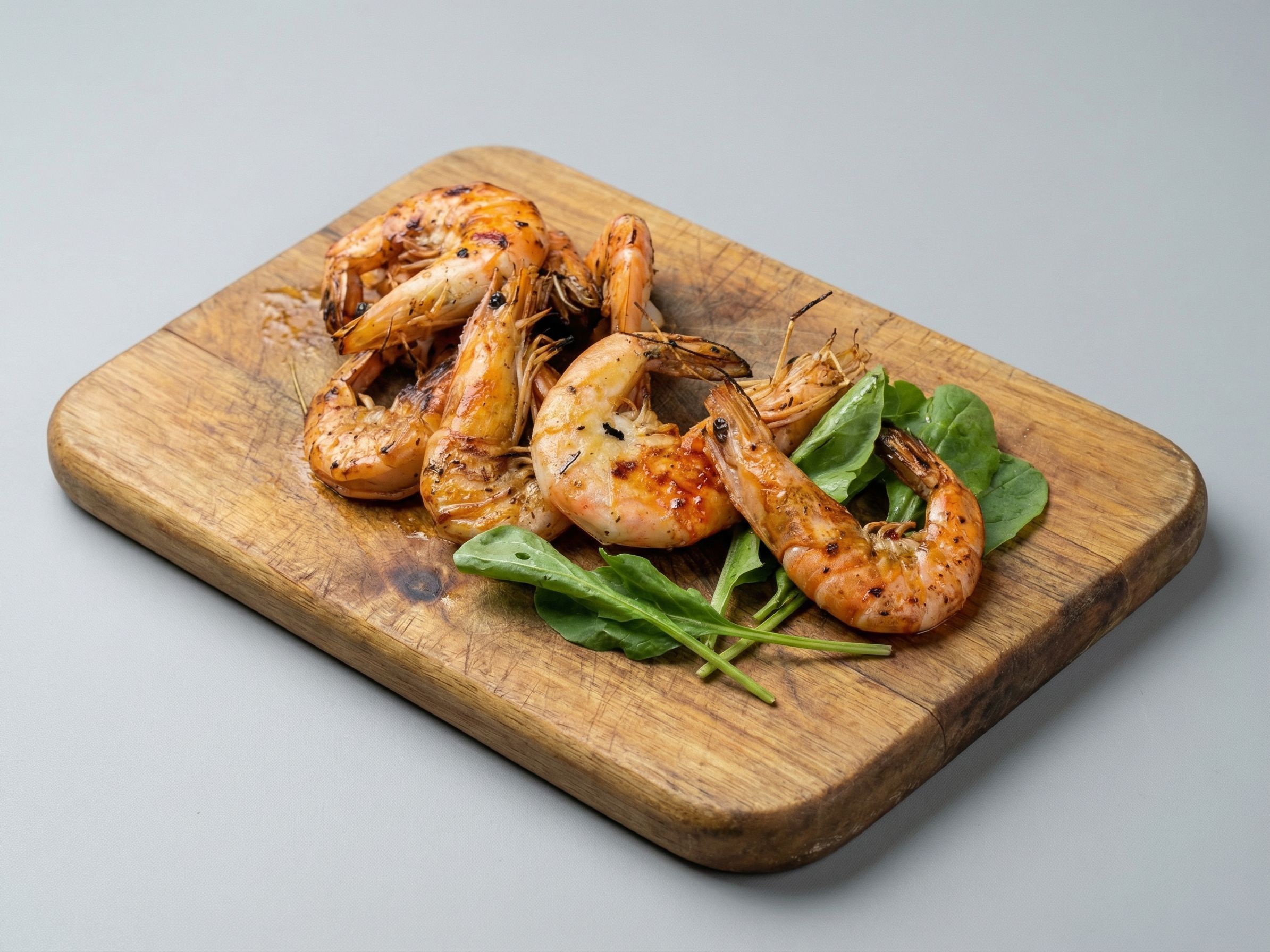 Grilled Shrimps With Grilled Vegetables