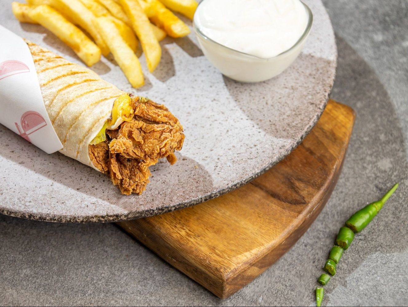 Grilled chicken kofta